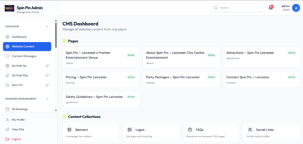 SpinPin – Entertainment Venue Platform - Screenshot 5